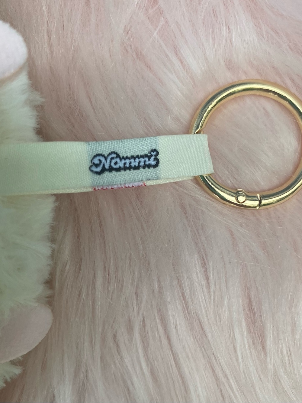 Nommi Plush Lamb Keychain - Cream with Pink Accents💕 Good condition ✨🤎 - Picture 5 of 12